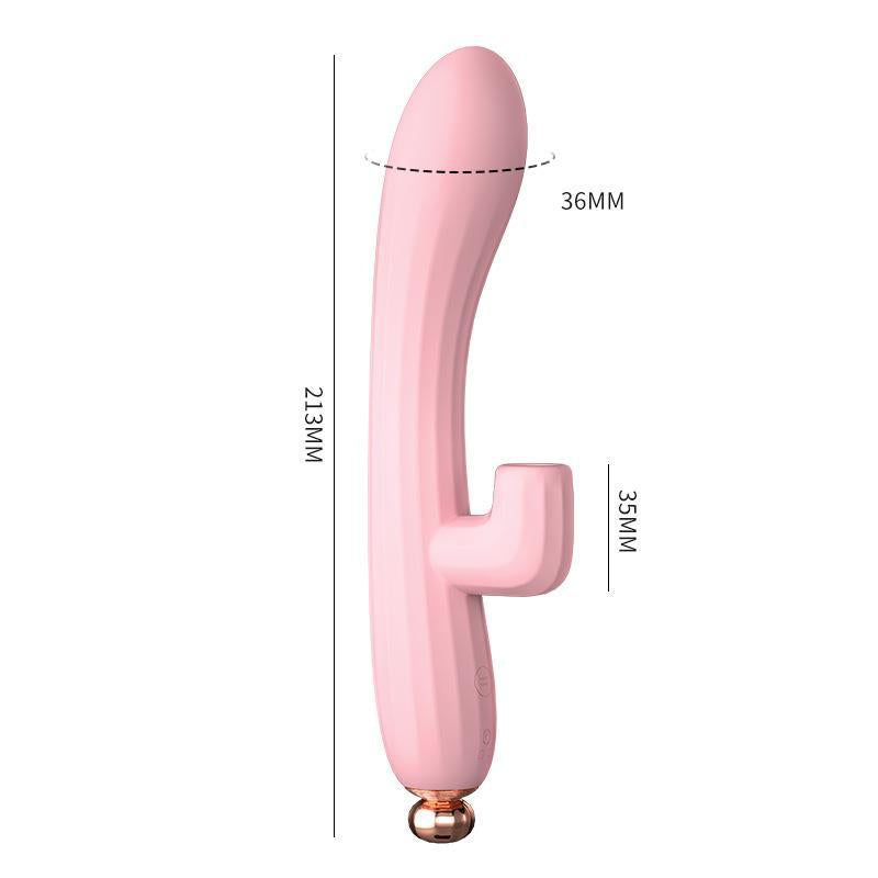 Vibromasseur Double Stimulation Emily — Silicone Premium