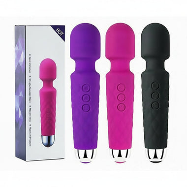 Wand Masseur Vibrant Intense — 20 Fréquences | Rechargeable