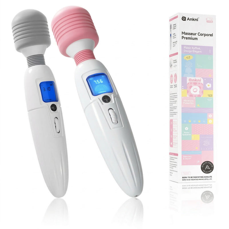 Wand Chauffant Intelligent Aurora — Vibration & Chaleur Douce