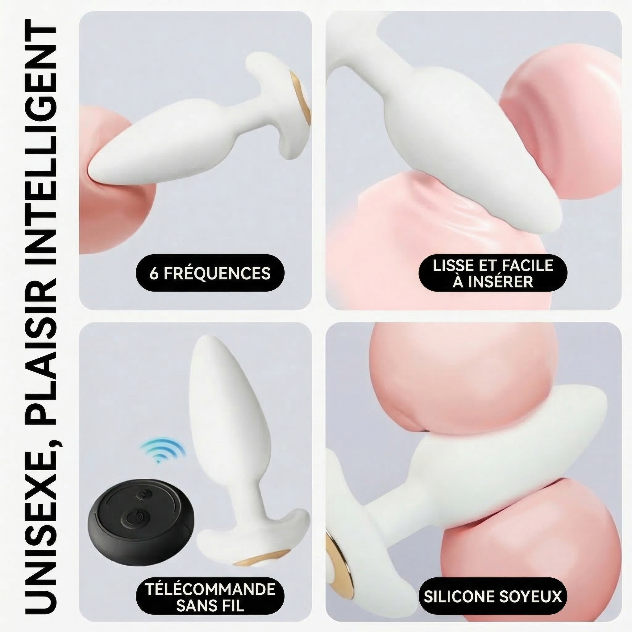 Plug Anal Silicone — 3 Tailles Progressives | Débutant à Confirmé