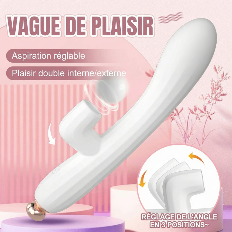 Vibromasseur Double Stimulation Emily — Silicone Premium